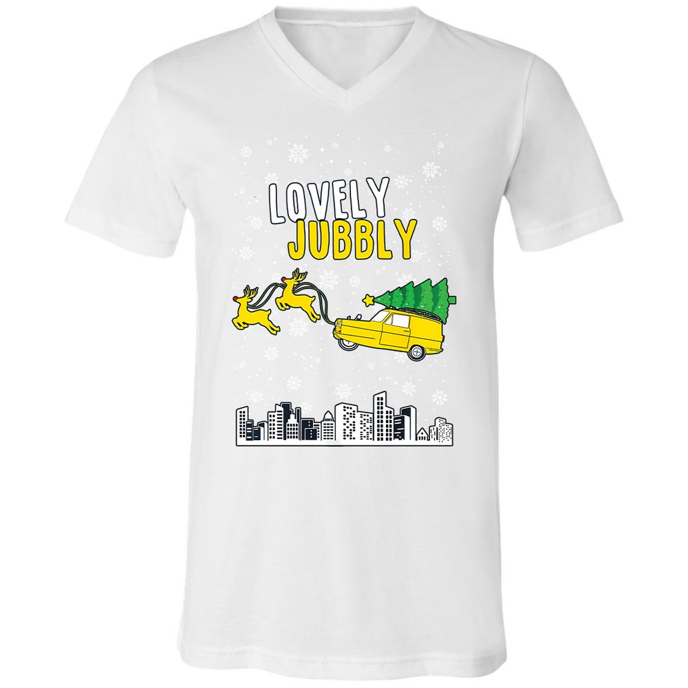 Unisex V-Neck T-Shirt - KV2KPCXC - White - 5