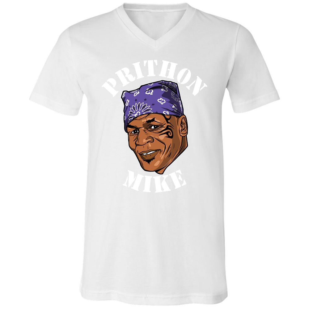 Unisex V-Neck T-Shirt - 8UF29GBM - White - 5