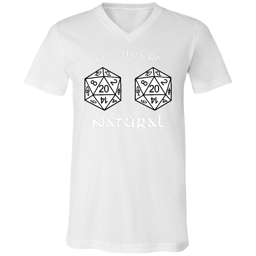 Unisex V-Neck T-Shirt - CCGNJMP9 - White - 5
