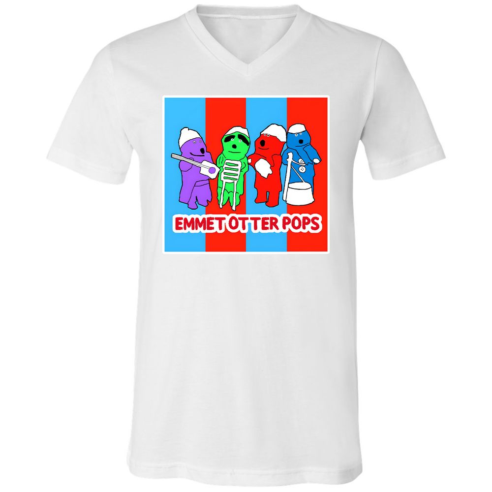 Unisex V-Neck T-Shirt - 31UMGTJ9 - White - 5
