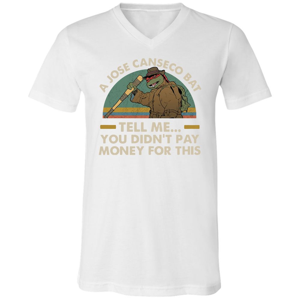 Unisex V-Neck T-Shirt - YM4362FG - White - 5