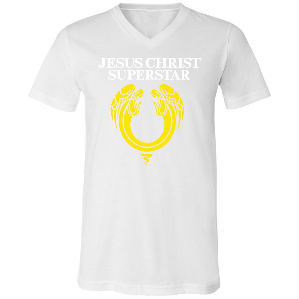 Unisex V-Neck T-Shirt - N18TJK59 - White - 5