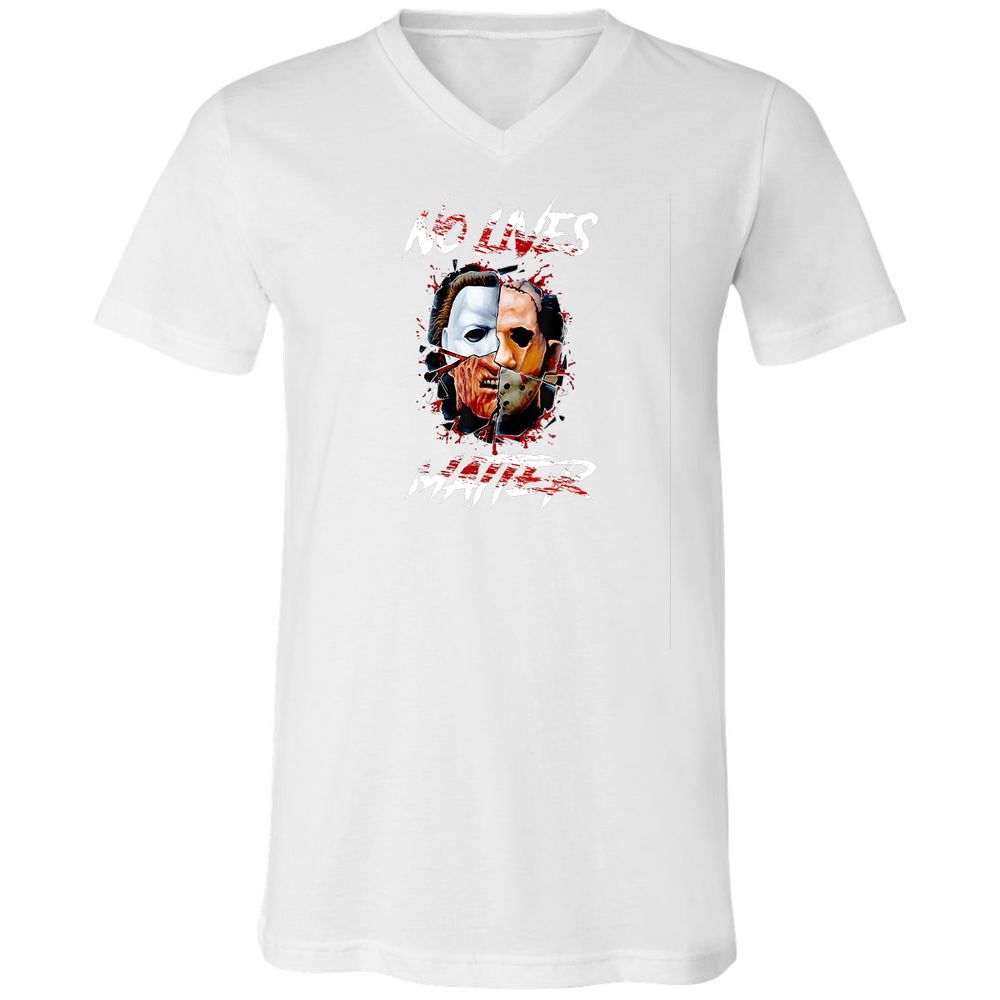 Unisex V-Neck T-Shirt - K1FEBXC3 - White - 5