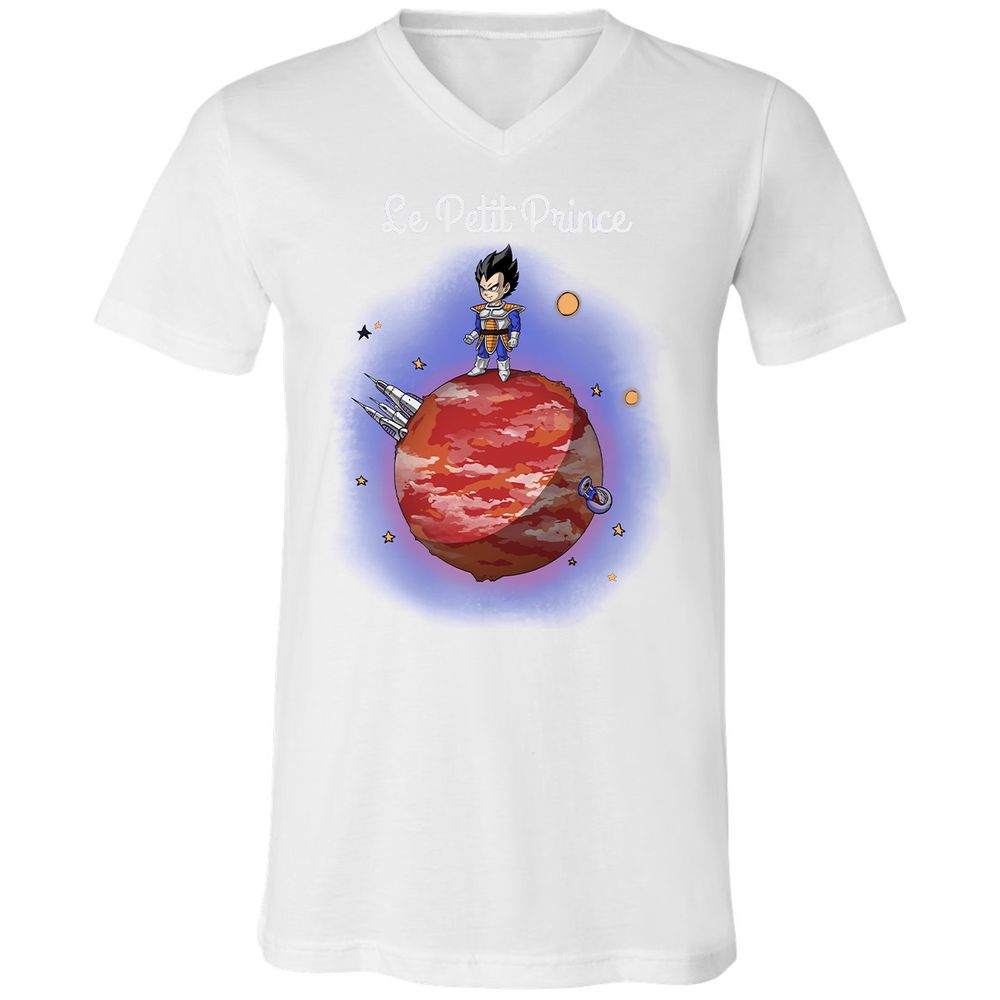 Unisex V-Neck T-Shirt - RBPQYT1S - White - 5