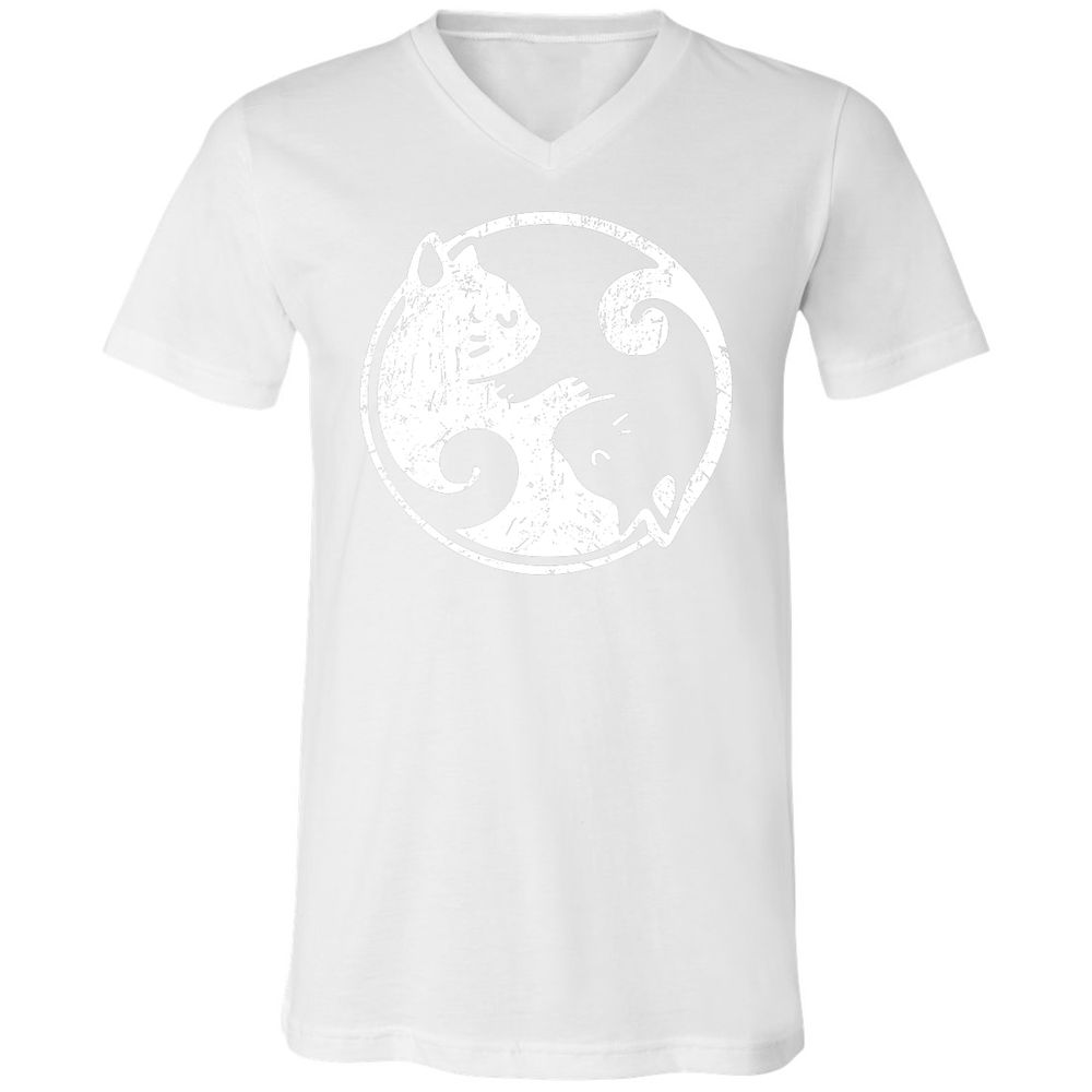 Unisex V-Neck T-Shirt - 6K3GJKV8 - White - 5
