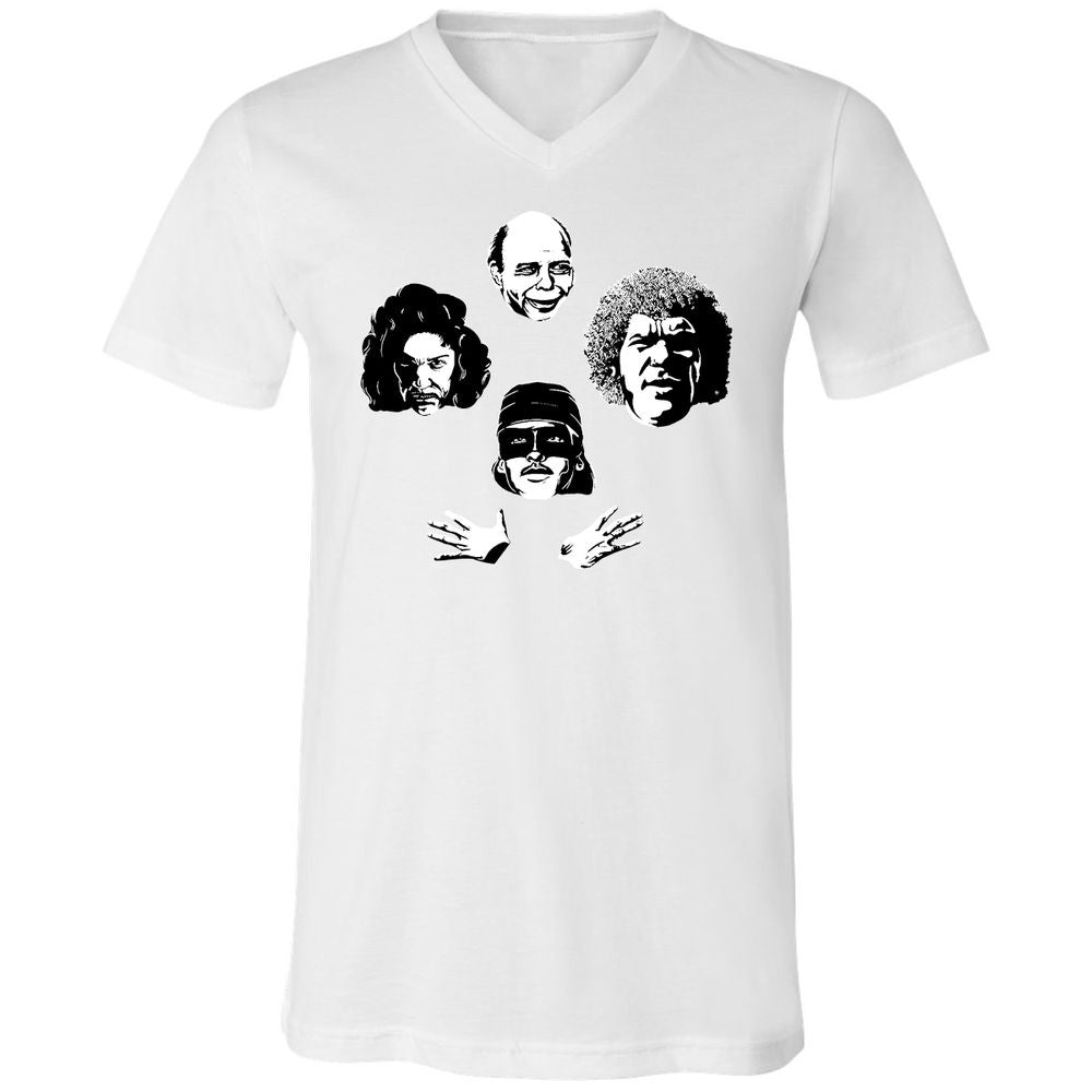 Unisex V-Neck T-Shirt - JFTDFM2X - White - 5