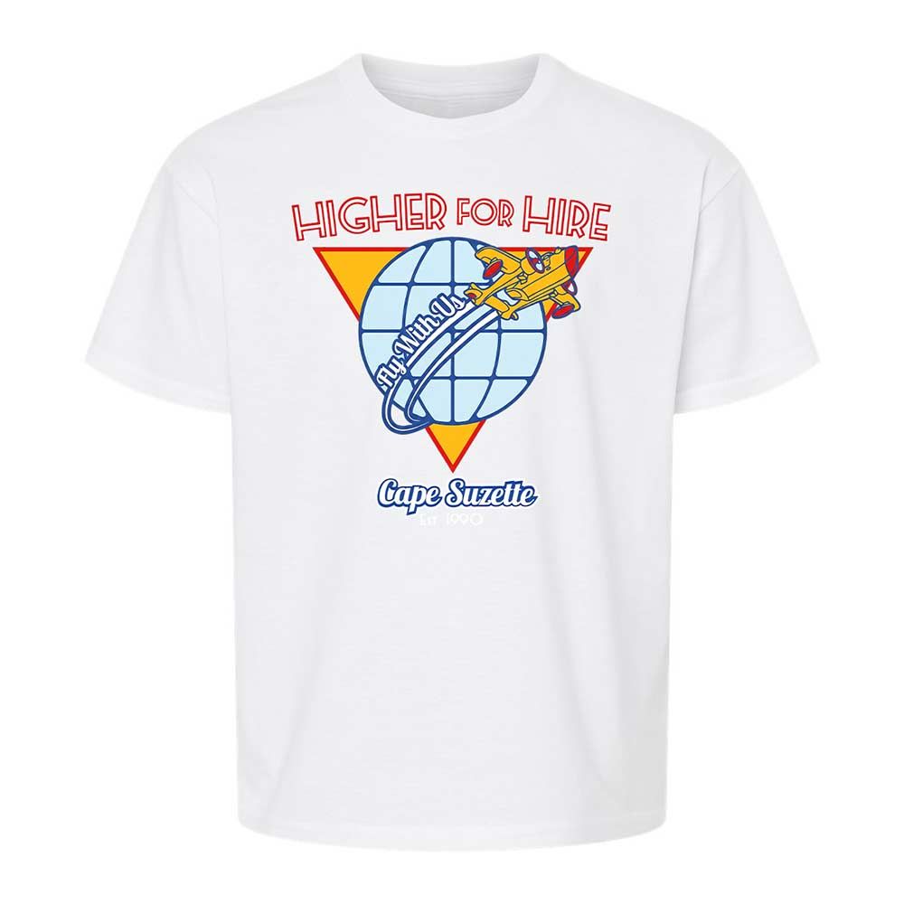 Higher For Hire - White - 5