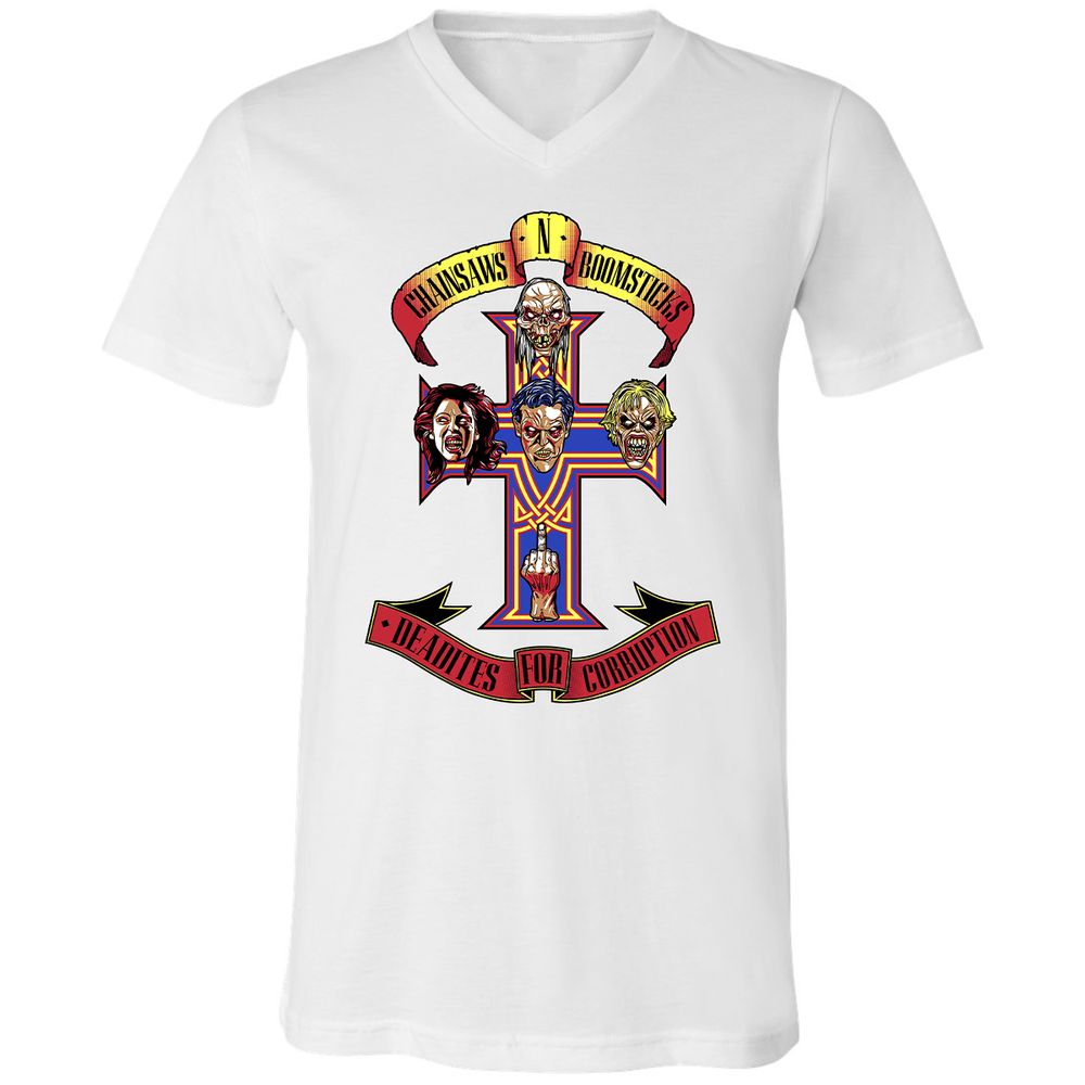 Unisex V-Neck T-Shirt - M7LRNMSD - White - 5