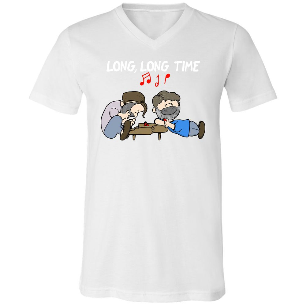 Unisex V-Neck T-Shirt - 1EMTQFK4 - White - 5