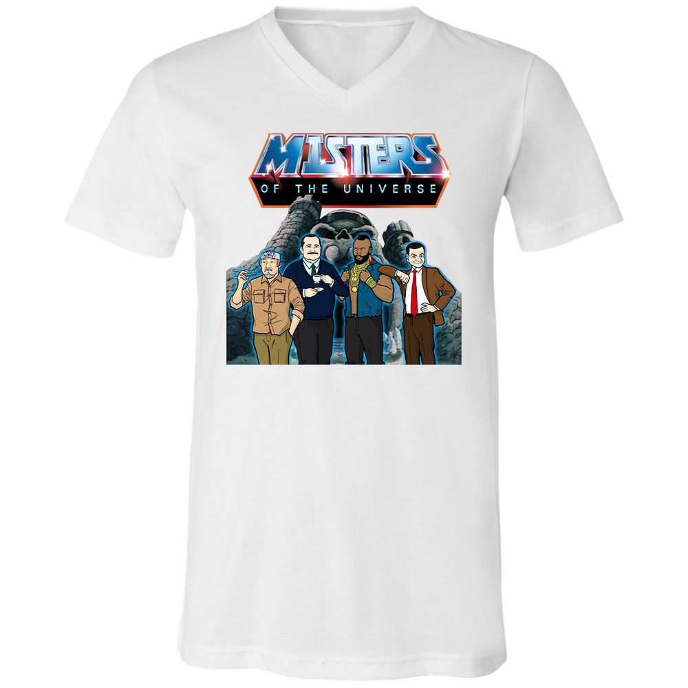 Unisex V-Neck T-Shirt - CRAYZQV6 - White - 5
