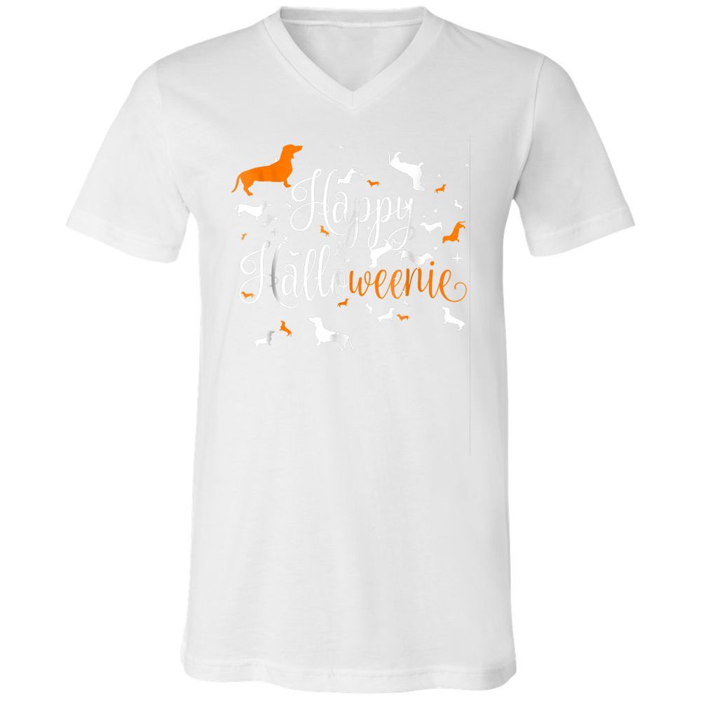 Unisex V-Neck T-Shirt - MQVGJM53 - White - 5