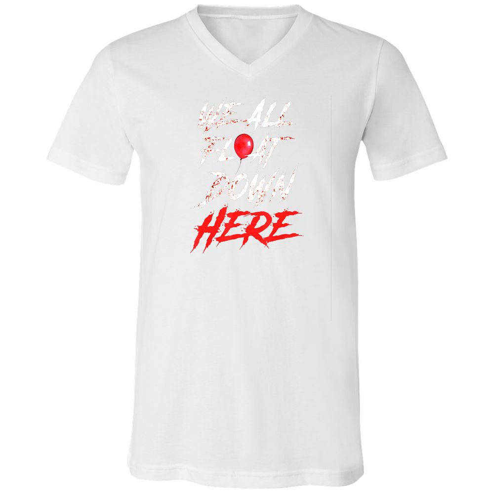 Unisex V-Neck T-Shirt - M4JK839S - White - 5