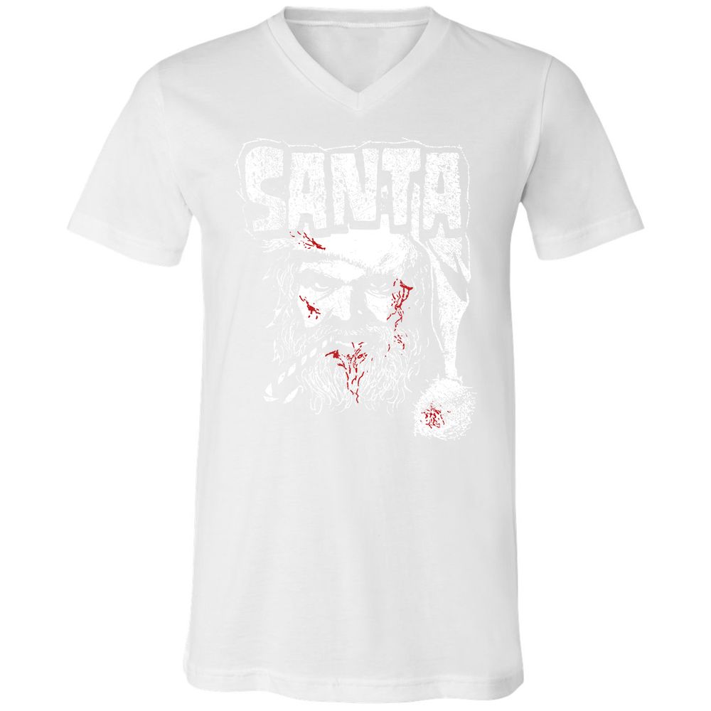 Unisex V-Neck T-Shirt - AT6QF4TE - White - 5