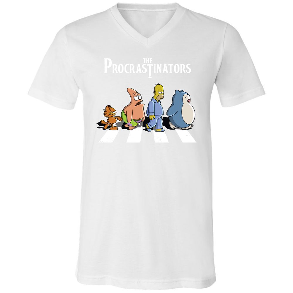 Unisex V-Neck T-Shirt - VEBKHS8K - White - 5