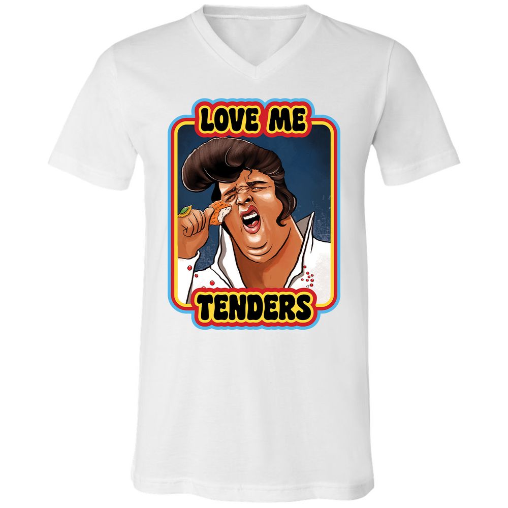 Unisex V-Neck T-Shirt - J9WAKS7N - White - 5