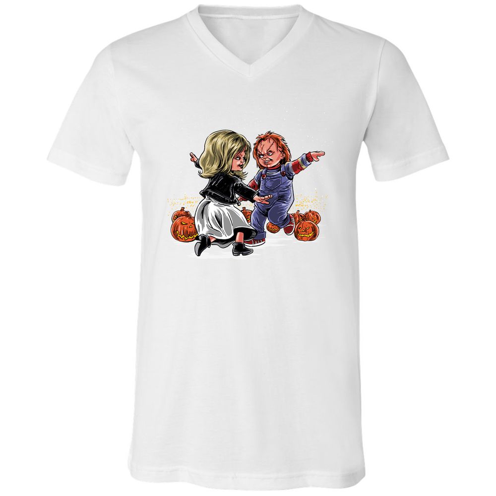 Unisex V-Neck T-Shirt - FCNMF7SY - White - 5