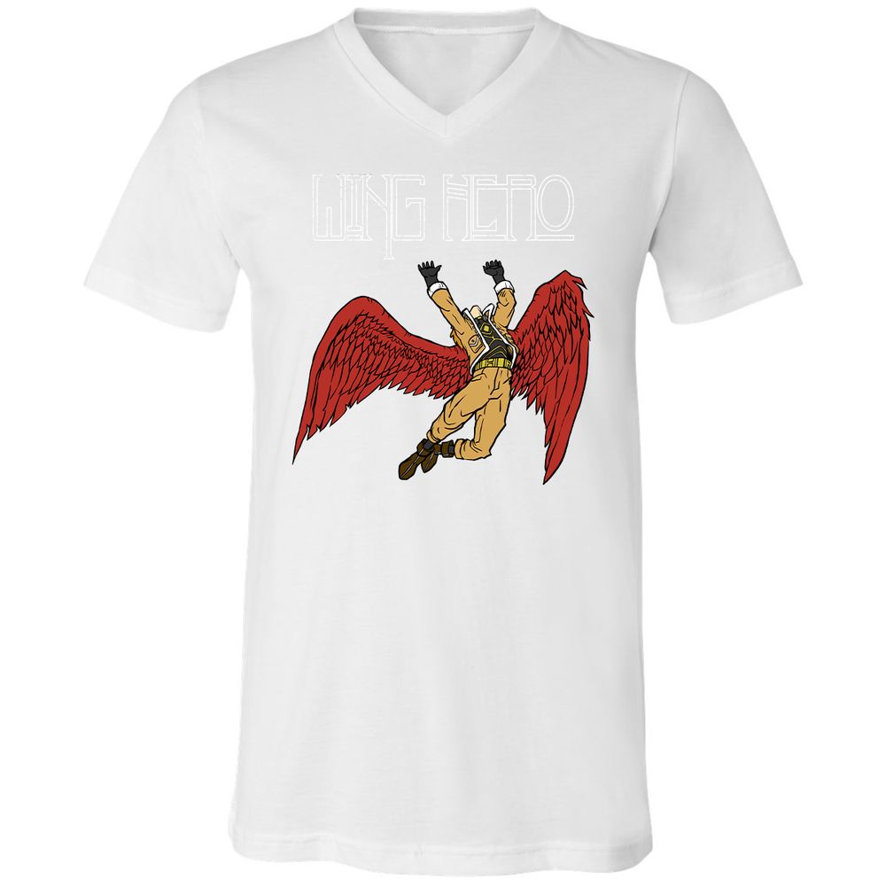 Unisex V-Neck T-Shirt - VNZKE7MQ - White - 5
