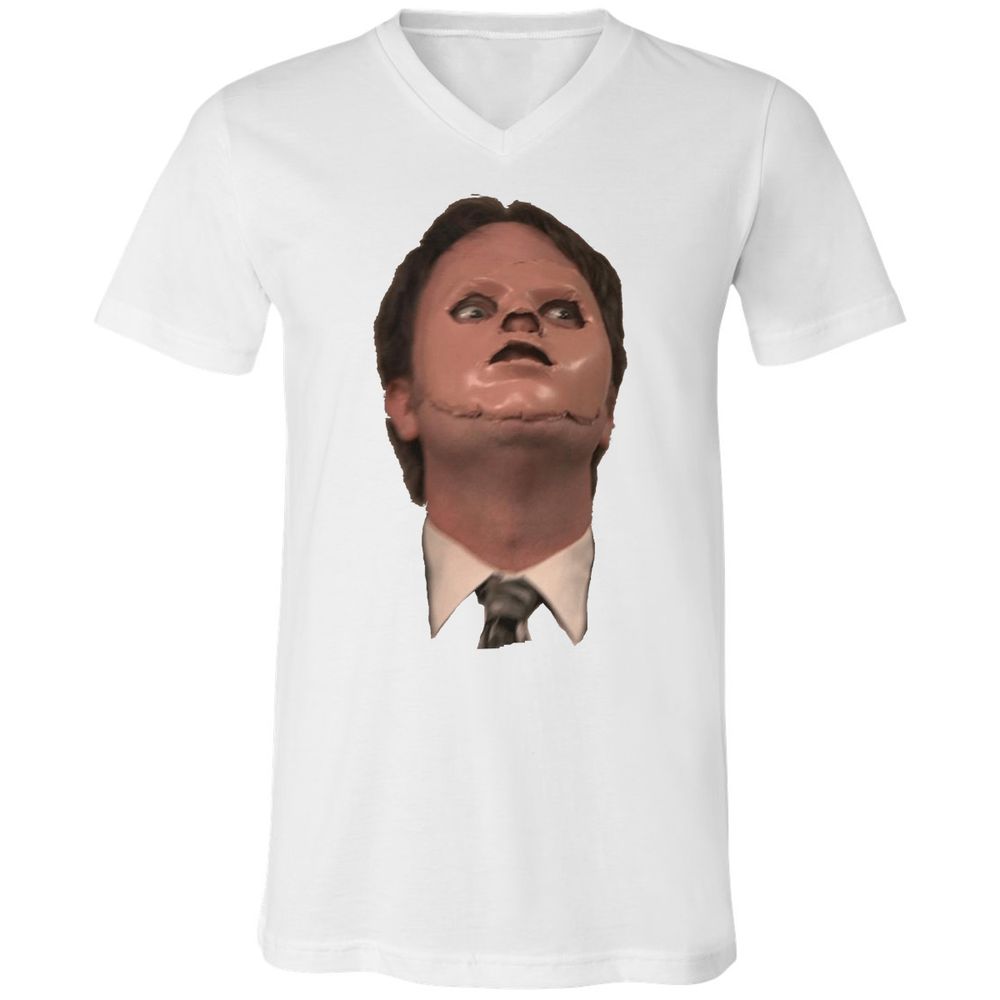 Unisex V-Neck T-Shirt - 35EXWUGY - White - 5