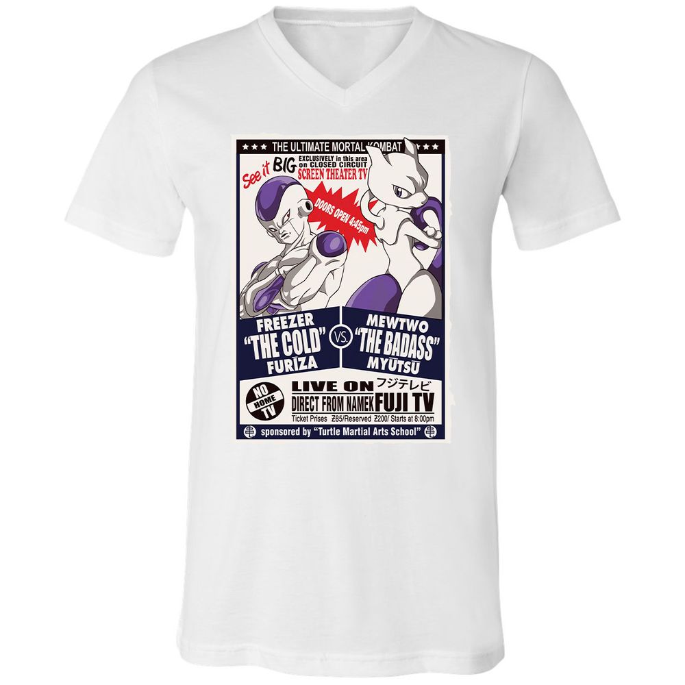 Unisex V-Neck T-Shirt - VLVLHBJ6 - White - 5