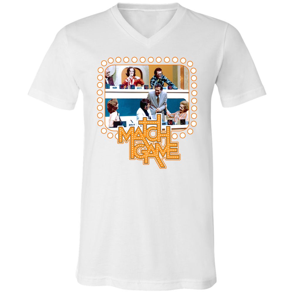 Unisex V-Neck T-Shirt - EDNCZTX6 - White - 5