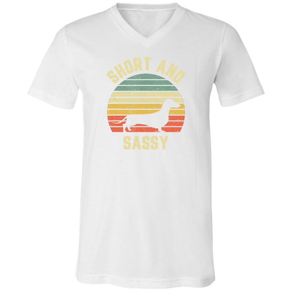 Unisex V-Neck T-Shirt - XU1HRA42 - White - 5
