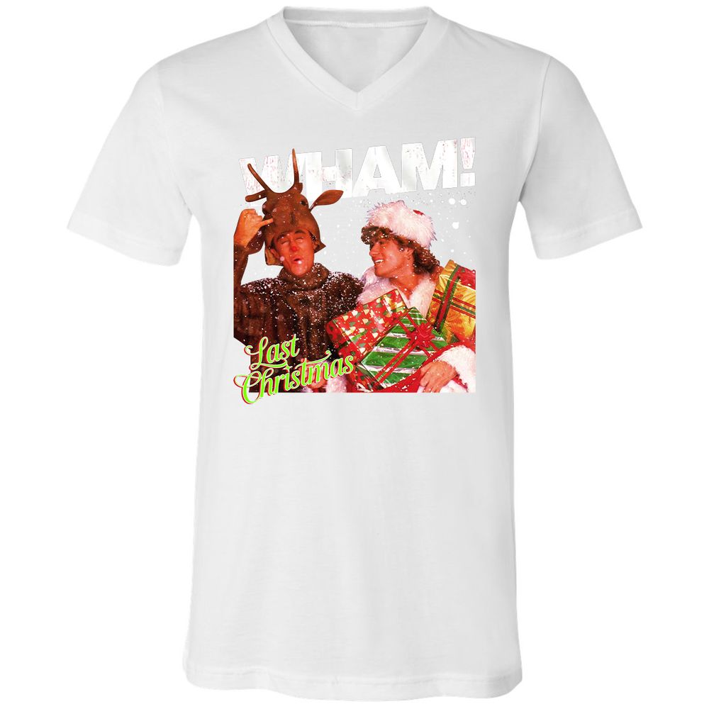 Unisex V-Neck T-Shirt - HF4KKP13 - White - 5