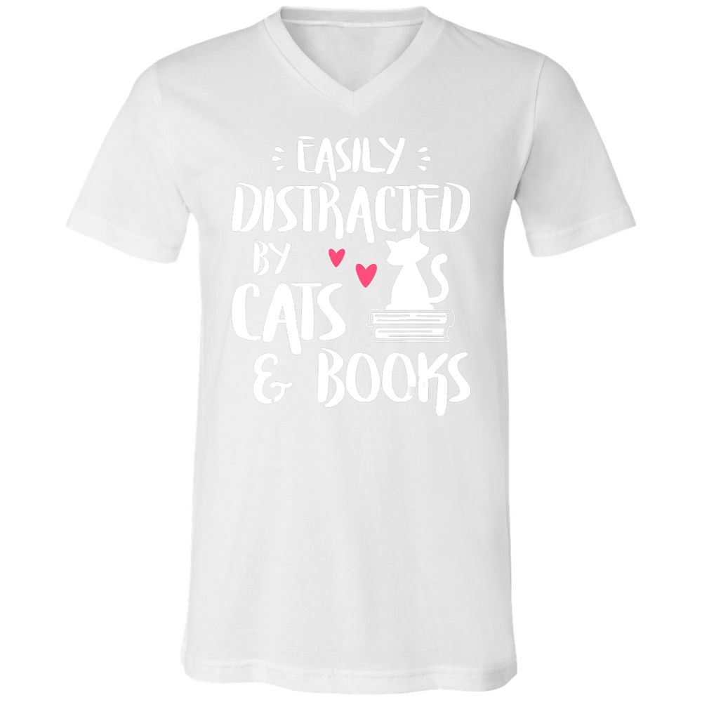 Unisex V-Neck T-Shirt - ERV53A22 - White - 5