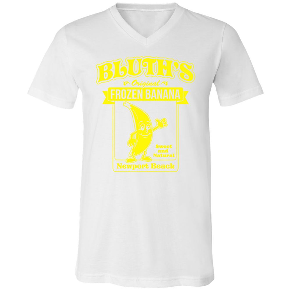 Unisex V-Neck T-Shirt - 2RHSCT7T - White - 5
