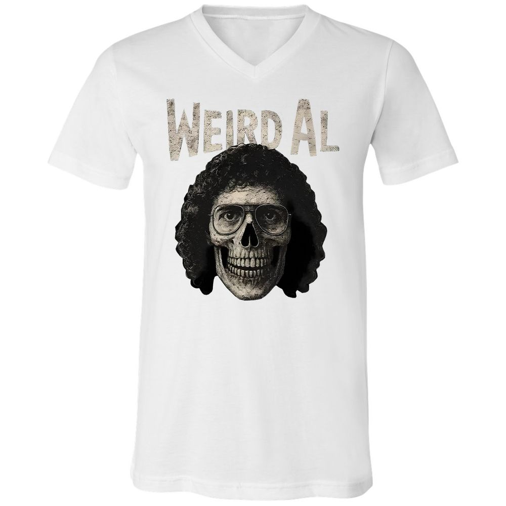 Unisex V-Neck T-Shirt - CL8LVT96 - White - 5