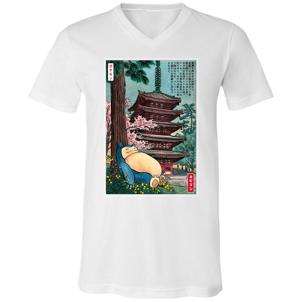 Unisex V-Neck T-Shirt - KY4D79SA - White - 5