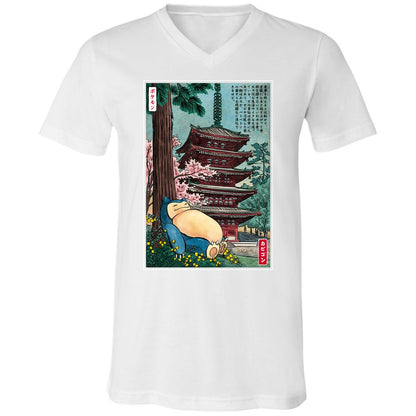 Unisex V-Neck T-Shirt - KY4D79SA - White - 5