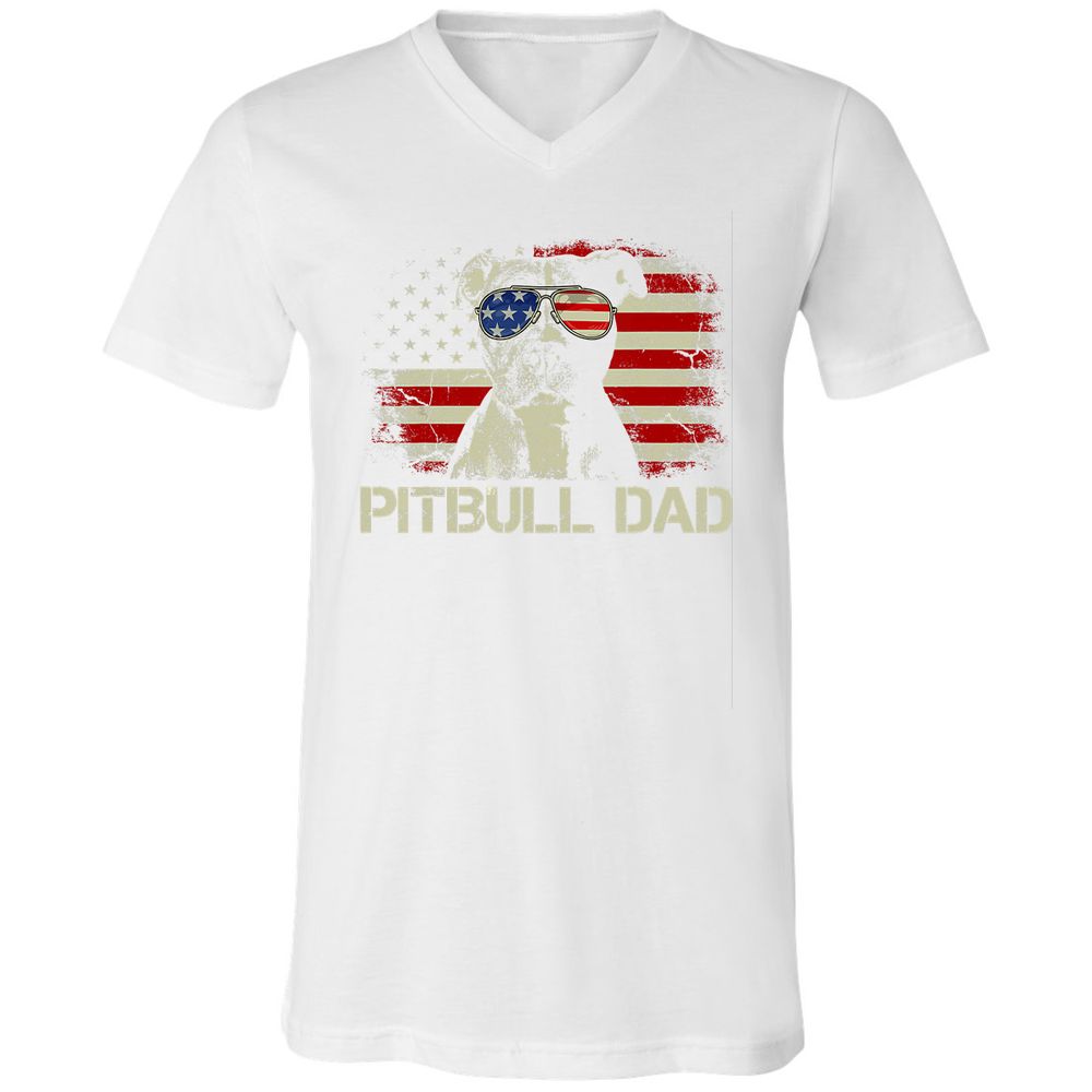 Unisex V-Neck T-Shirt - CQ5NXM5K - White - 5