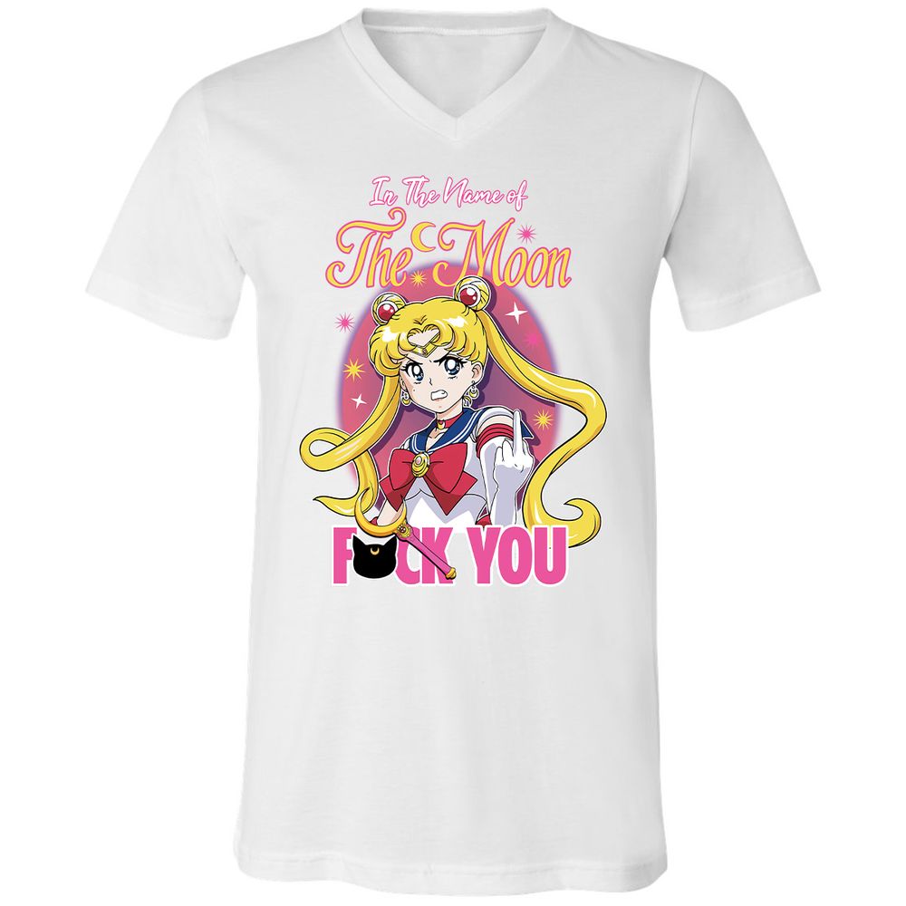 Unisex V-Neck T-Shirt - 2ASAKH56 - White - 5