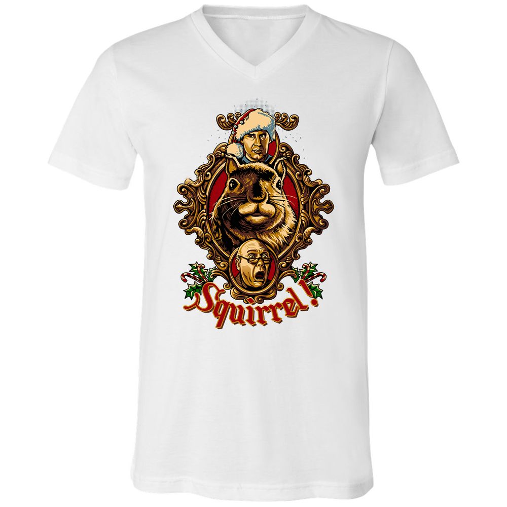 Unisex V-Neck T-Shirt - 2XASG4Y5 - White - 5