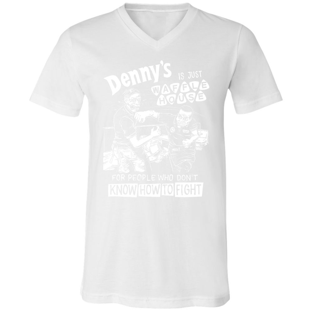 Unisex V-Neck T-Shirt - 5ZSNV8SE - White - 5