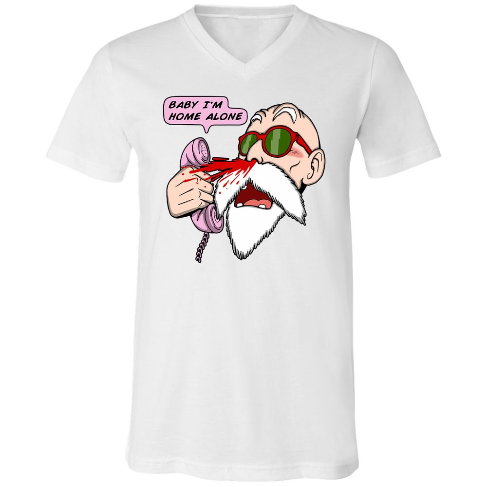Unisex V-Neck T-Shirt - HH64NSM6 - White - 5