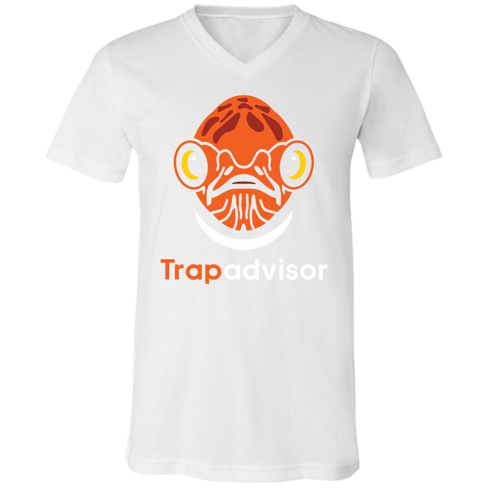 Unisex V-Neck T-Shirt - 37K9DTAN - White - 5