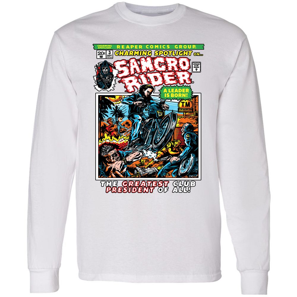 Long Sleeve T-Shirt - TYBUZQCK - White - 5