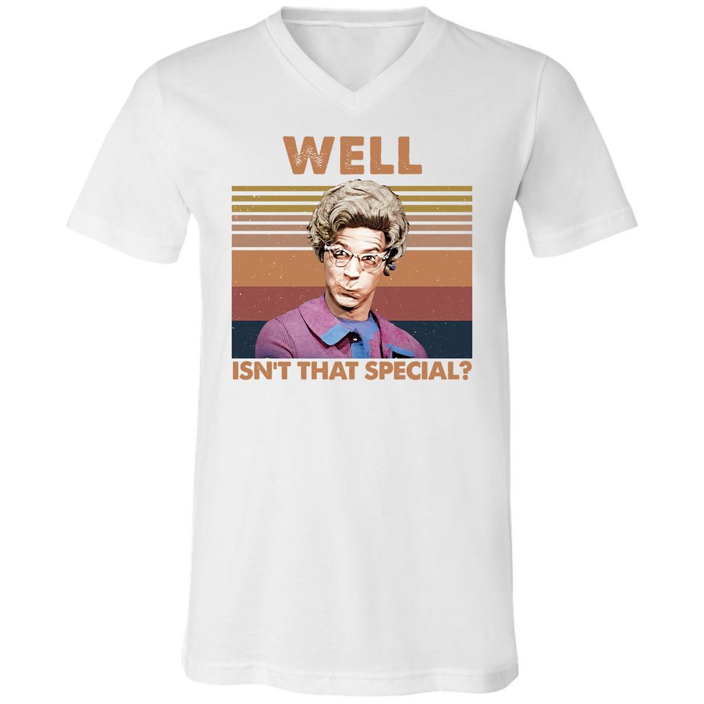 Unisex V-Neck T-Shirt - V7VGEPTP - White - 5