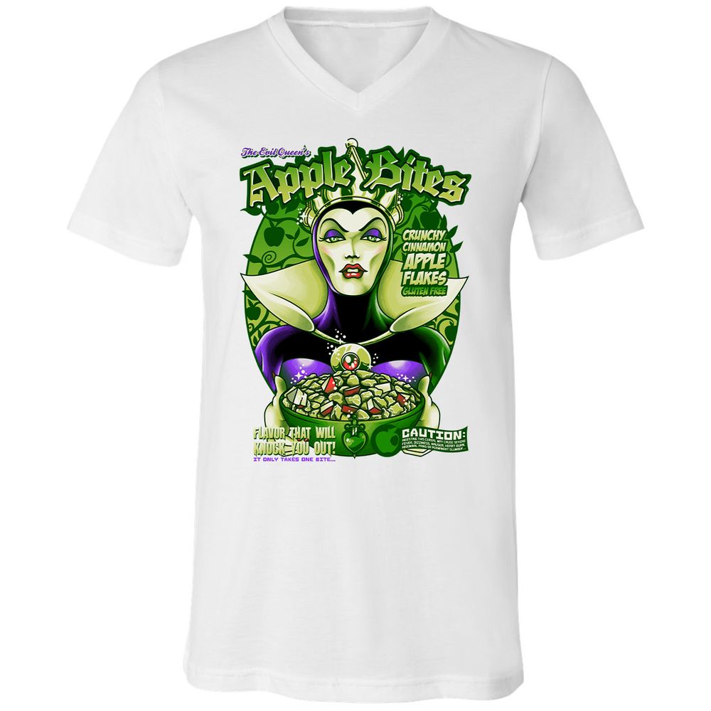 Unisex V-Neck T-Shirt - HWVTKASN - White - 5
