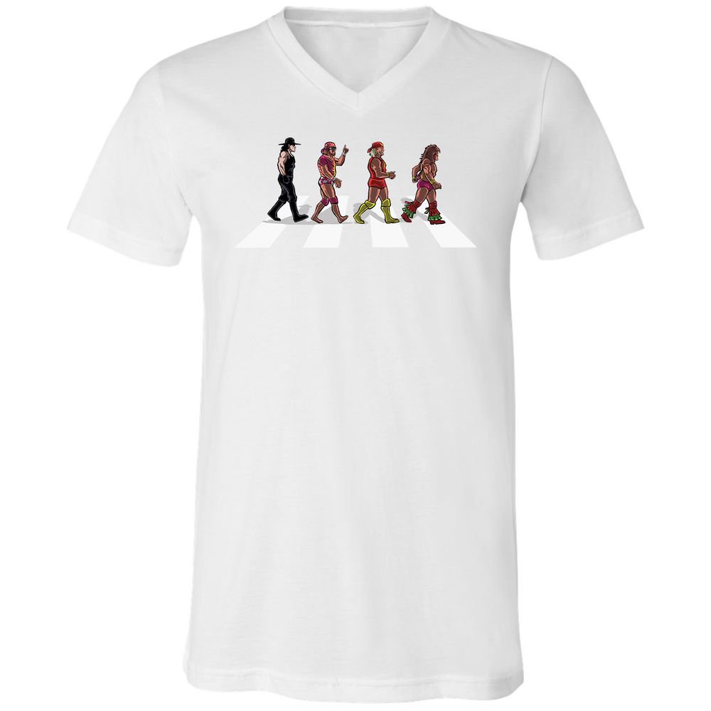 Unisex V-Neck T-Shirt - WER48311 - White - 5