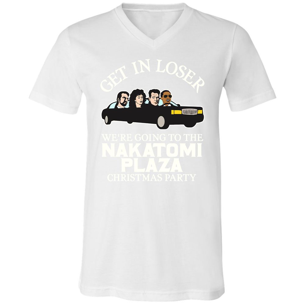Unisex V-Neck T-Shirt - 4ZX8V9GV - White - 5