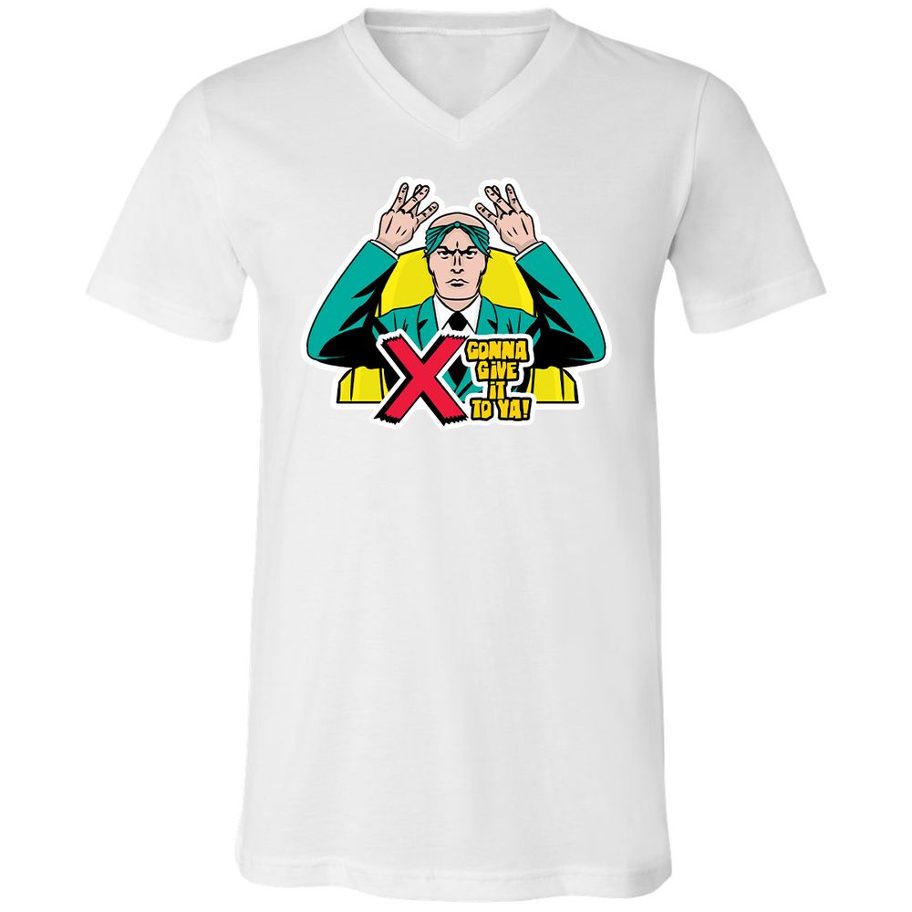Unisex V-Neck T-Shirt - K3K2HSDX - White - 5