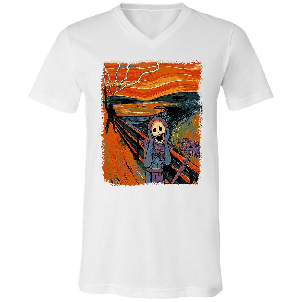 Unisex V-Neck T-Shirt - VSHACUC5 - White - 5