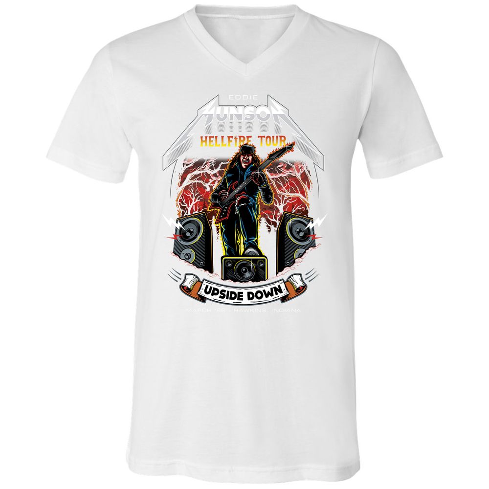 Unisex V-Neck T-Shirt - DTUK2314 - White - 5