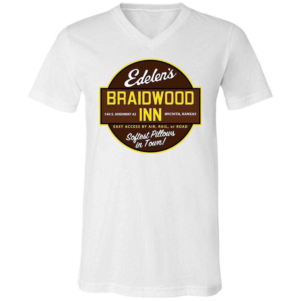 Unisex V-Neck T-Shirt - 9FU9CDWA - White - 5
