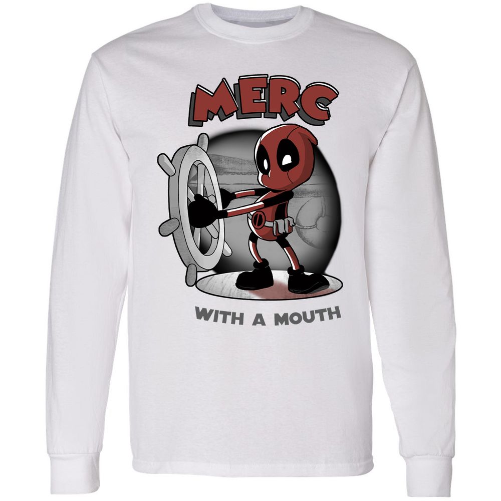 Long Sleeve T-Shirt - B3PL9ZPB - White - 5