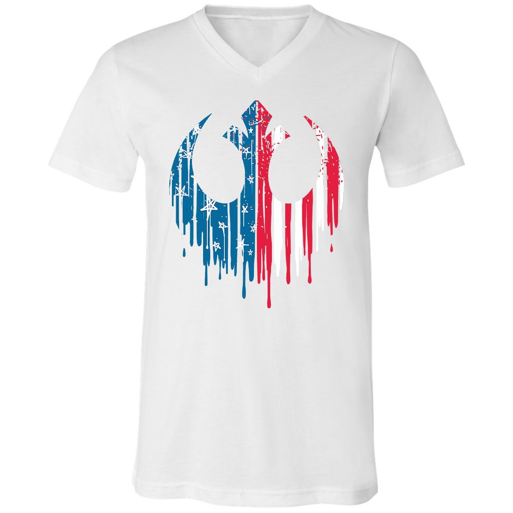 Unisex V-Neck T-Shirt - 6MXHH2TR - White - 5