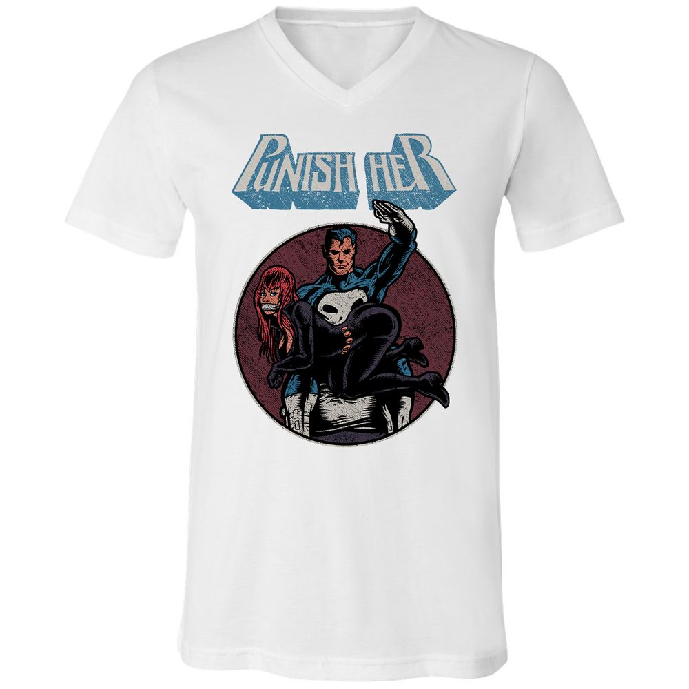 Unisex V-Neck T-Shirt - VGLEKTQB - White - 5