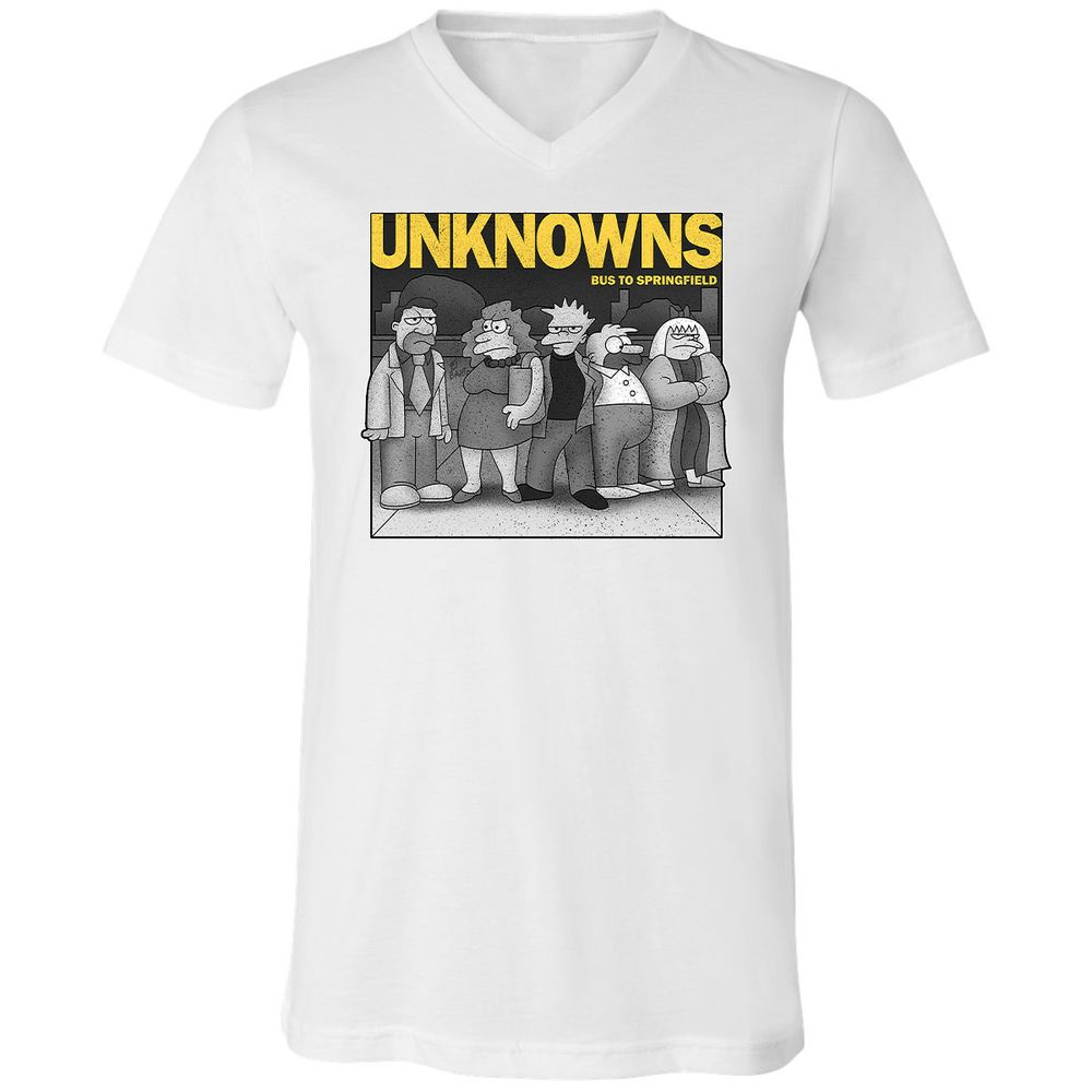 Unisex V-Neck T-Shirt - S8N6EULX - White - 5